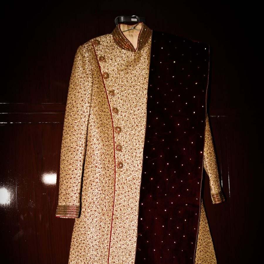 Black Velvet Royal Sherwani
