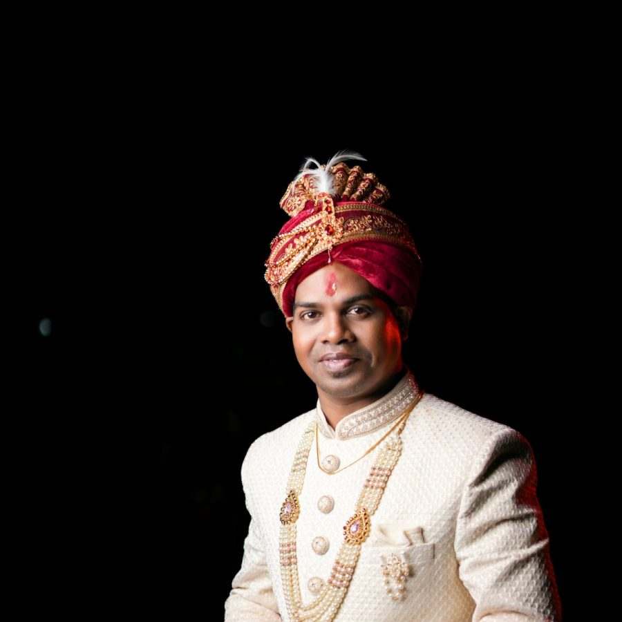 Champagne Raw Silk Panjabi